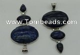 NGP8034 50*82mm - 52*86mm lapis lazuli pendant set jewelry