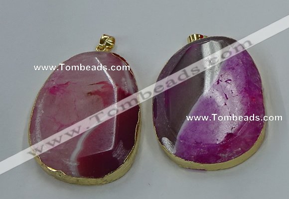 NGP8628 32*45mm - 46*48mm freeform druzy agate pendants wholesale