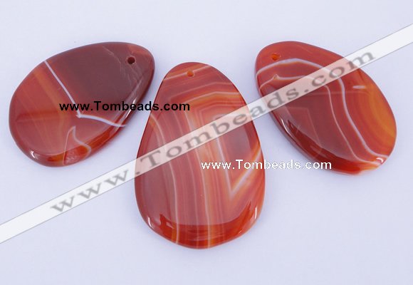 NGP863 5PCS 30-45mm*50-60mm freeform agate gemstone pendants