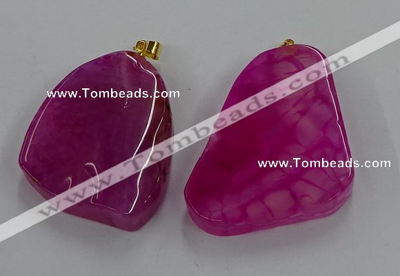 NGP8661 20*40mm - 40*50mm freeform agate pendants wholesale