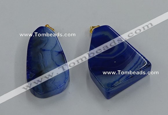 NGP8662 20*40mm - 40*50mm freeform agate pendants wholesale