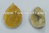 NGP8668 35*55mm - 45*60mm freeform druzy agate pendants wholesale