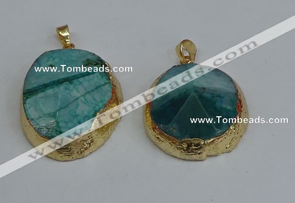 NGP8692 28*35mm - 30*40mm freeform agate pendants wholesale