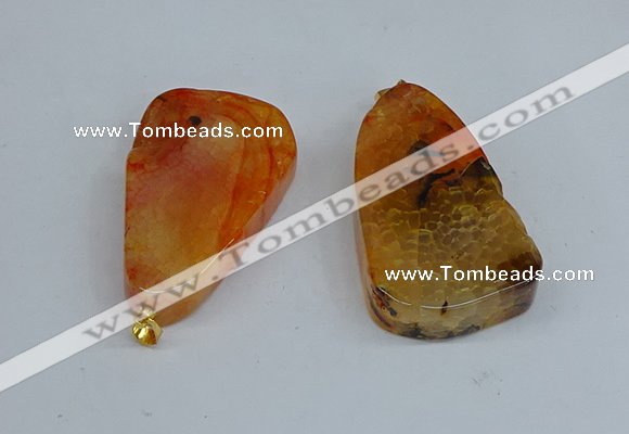 NGP8715 28*38mm - 40*45mm freeform agate pendants wholesale