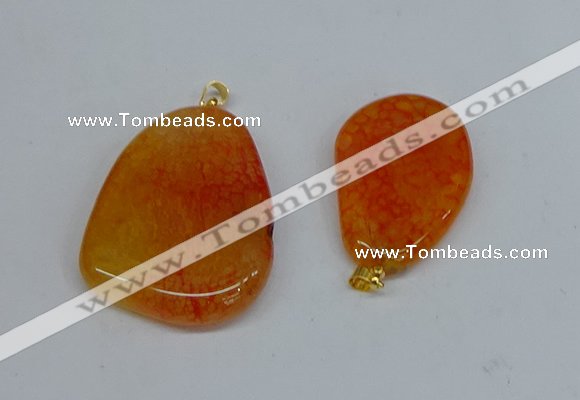 NGP8725 28*40mm - 30*54mm freeform agate pendants wholesale