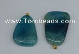 NGP8728 28*40mm - 30*54mm freeform agate pendants wholesale