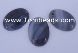 NGP874 5PCS 24*34mm oval agate gemstone pendants wholesale