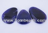 NGP879 5PCS 40-45mm*50-65mm freeform agate gemstone pendants