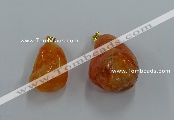 NGP8835 20*25mm - 30*40mm nuggets agate pendants wholesale