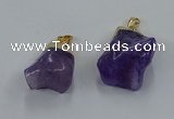NGP8846 20*25mm - 30*40mm nuggets agate gemstone pendants