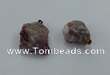 NGP8860 20*25mm - 30*40mm nuggets tourmaline pendants wholesale