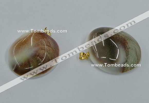 NGP8876 25*30mm - 30*40mm freeform shell pendants wholesale