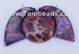 NGP93 Dyed imperial jasper gemstone pendants set jewelry wholesale