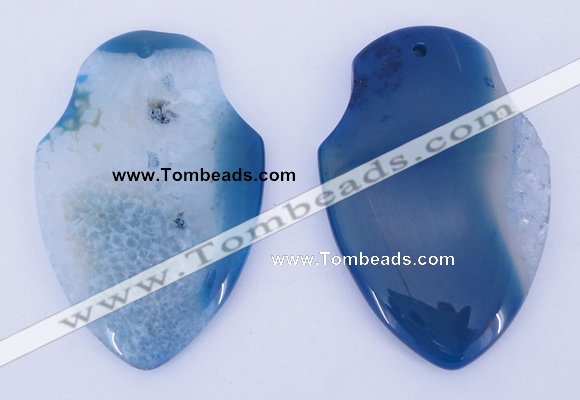NGP931 5PCS 40*60mm agate druzy geode gemstone pendants