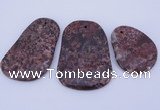 NGP941 5PCS 35-45mm*45-65mm freeform jasper gemstone pendants