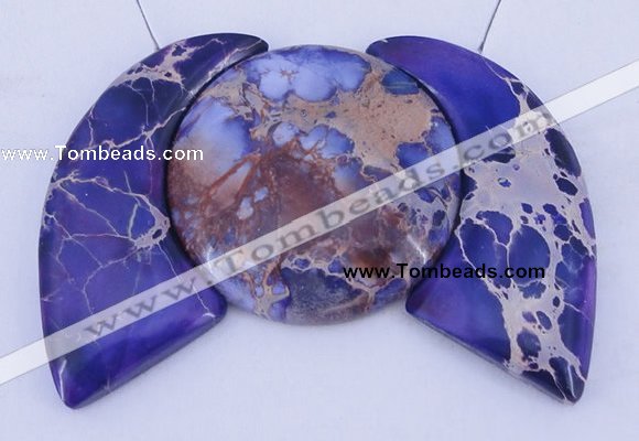 NGP95 Dyed imperial jasper gemstone pendants set jewelry wholesale