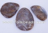 NGP952 5PCS 30-50mm*50-65mm freeform jasper gemstone pendants