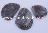 NGP953 5PCS 35-50mm*45-60mm freeform jasper gemstone pendants