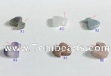 NGP9736 11*11mm  mixed gemstone pendants wholesale