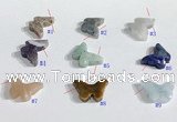 NGP9741 12*18mm butterfly-shaped  mixed gemstone pendants wholesale