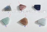 NGP9743 14*16mm mixed gemstone pendants wholesale