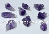 NGP9750 10*16mm-18*25mm freeform amethyst pendants wholesale