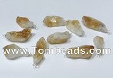 NGP9755 10*16mm-18*25mm freeform citrine pendants wholesale