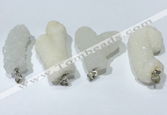 NGP9763 12*30mm-20*45mm freeform agate pendants