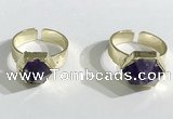 NGR1083 11*11mm - 13*13mm faceted nuggets amethyst gemstone rings wholesale