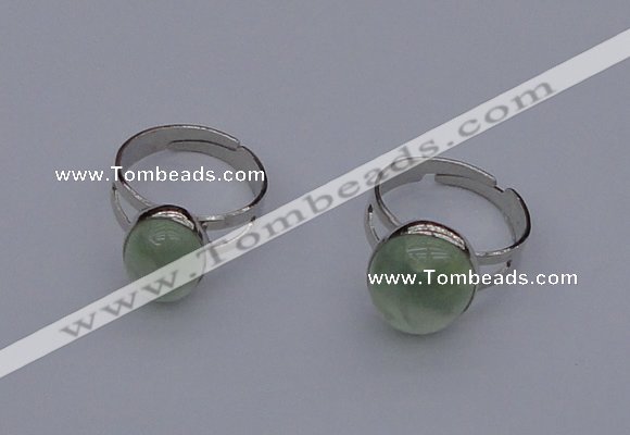 NGR208 10*14mm – 12*16mm freeform prehnite rings wholesale