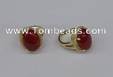 NGR244 13*18mm oval agate gemstone rings wholesale
