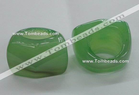 NGR42 20*30*35mm faceted freeform agate gemstone rings