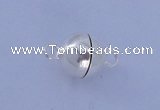 SSC102 5pcs 8mm round 925 sterling silver magnetic clasps