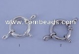 SSC205 5pcs 16mm 925 sterling silver spring rings clasps