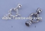 SSC213 5pcs 12mm sterling silver spring rings clasps