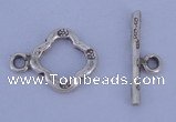 SSC32 5pcs 11*15mm diamond 925 sterling silver toggle clasps